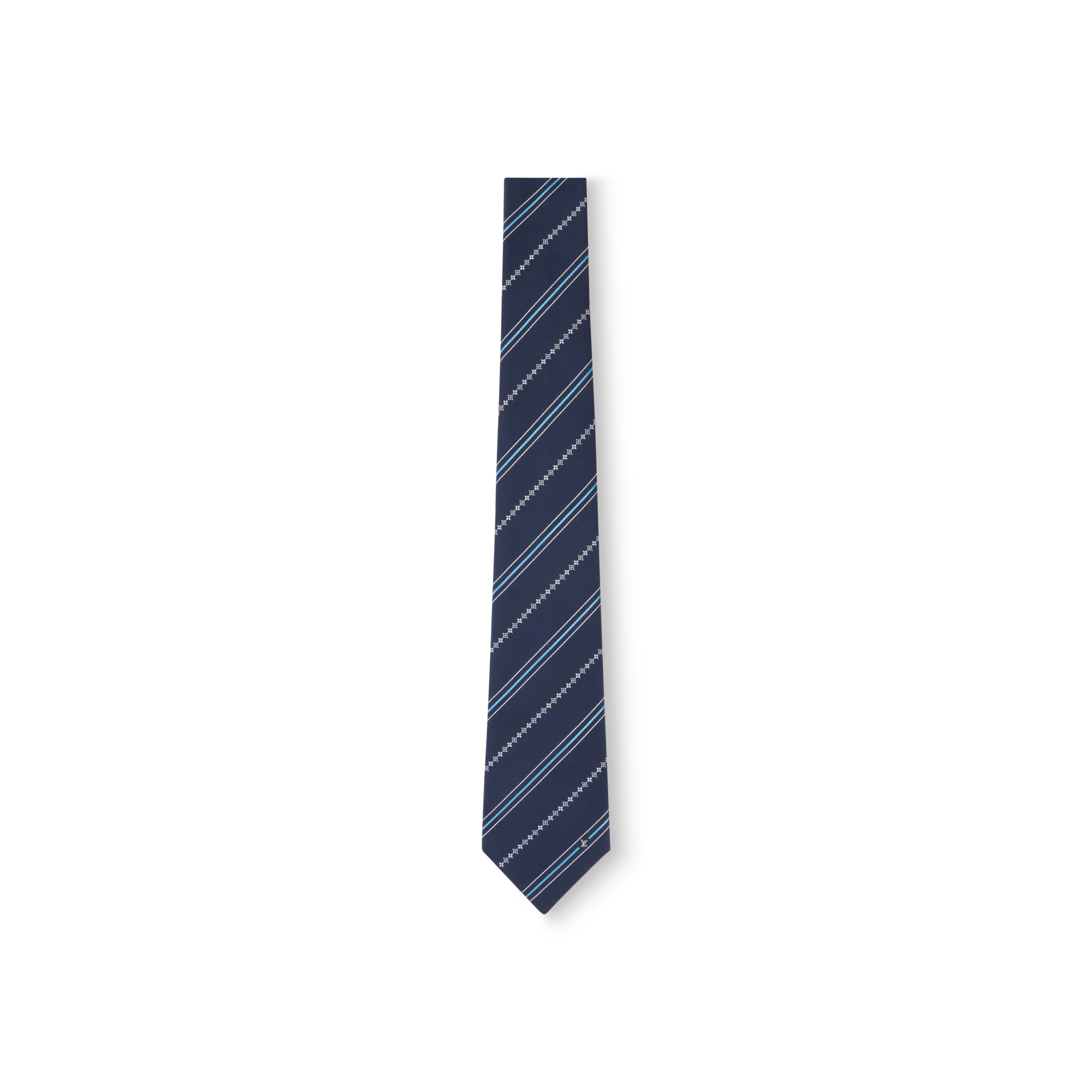 LOUIS VUITTON ブルーグレー グラデーションストライプ ネクタイ❣️ louis-vuitton-stripes-blooming
